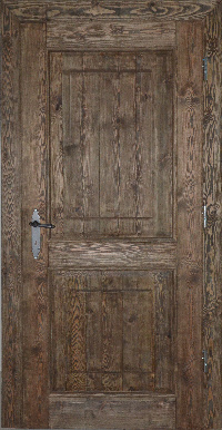 drzwi drewniane postarzane